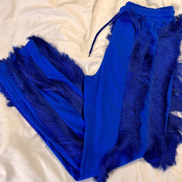 Denim - Blue Shimmy Pants.-XL